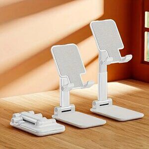 Compact Foldable Adjustable Cell Phone Tablet Holder Desktop Stand